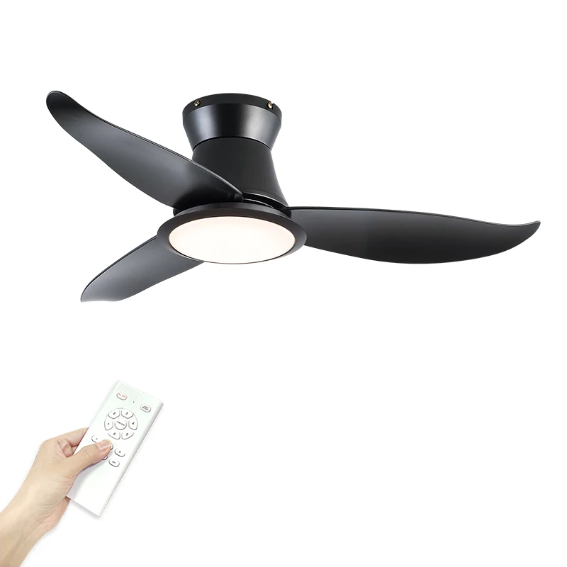 Ventilatori Da Soffitto Moderni Con Montaggio A Incasso Con Luci Motore Cc Led Bicolore Con Telecomando Per Cucina Camera Da Letto Sala Da Pranzo 42/5