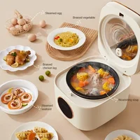 Mini cuiseur à riz multifonction intelligent, cuiseur électrique portable, marmite antiarina, machine de cuisine domestique, 2 à 3 personnes, 5L 4