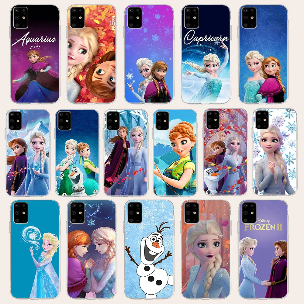 Ak-29 Custodia In Silicone Elsa Congelata Per Lg K62 K42 K9 K41S K51S K61 Q61 Q92 K92 V40 V50 V60 K30 K12 Thinq Velvet Max