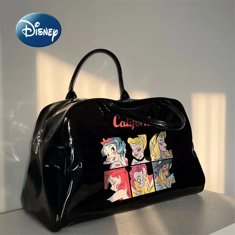 Disney Snow White New Women's Travel Handbag Luxury Brand Fashion Women's Handbag Cartoon Large Capacity Fitness Bag Handbag