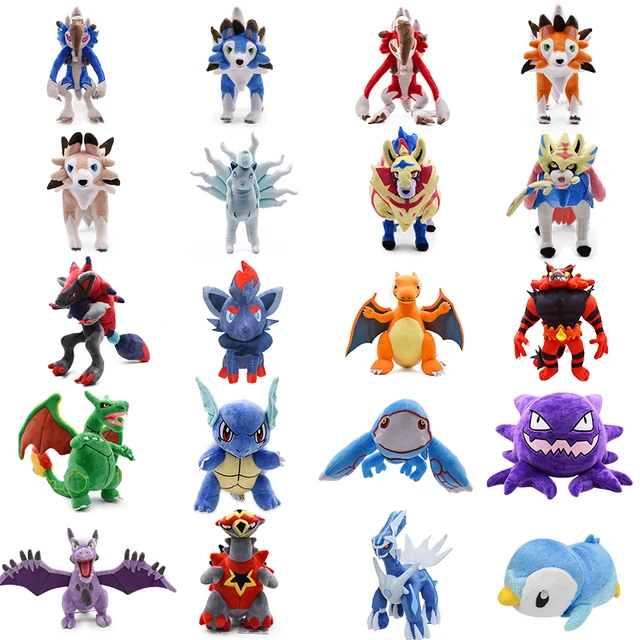 Em promoção! Novo Pokemon Brinquedo De Pelúcia Kawaii Galarian Articuno  Zapdos Hisuian Zorua Cartoon Macio Animal De Pelúcia Boneca De Peluche Para  Crianças De Presente