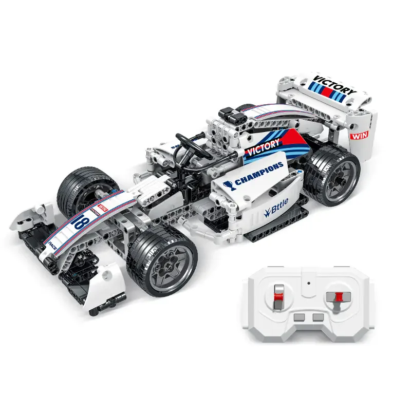 Техническая MOC MORK 025001 F1 FW41 радиоуправляемая Гоночная машина модель 640 шт. строительные блоки головоломка игрушки для детей подарок
