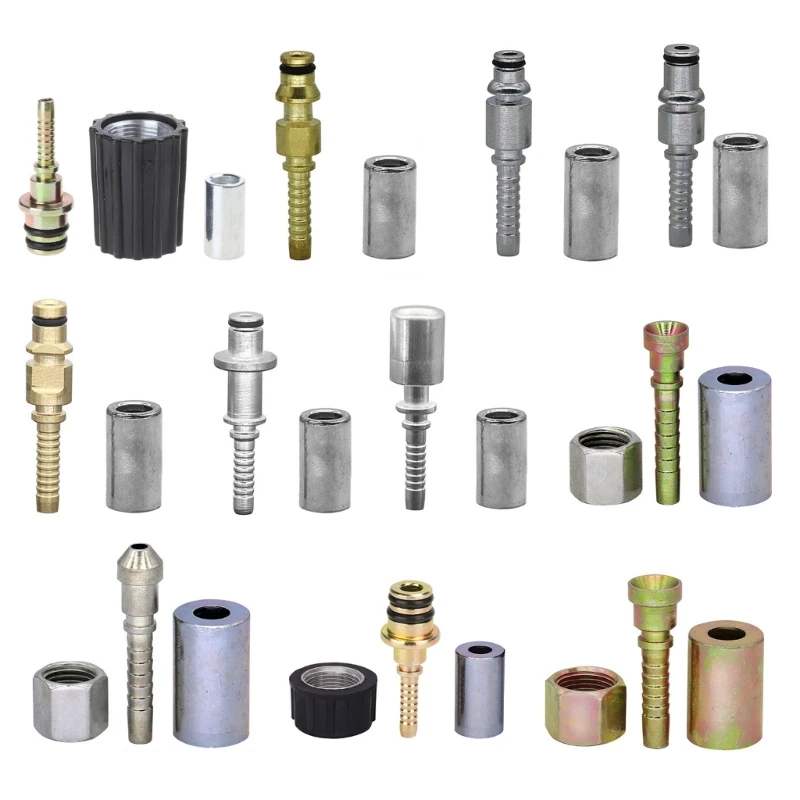 

High Pressure Washer Hose Insert Fittings Car Washer Water Cleaning Hose Pipe Dropship