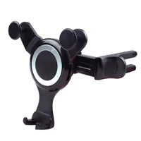 Support de sortie d'air rond de voiture pour téléphone portable support de voiture universel support de sortie d'air rond pour téléphone 2