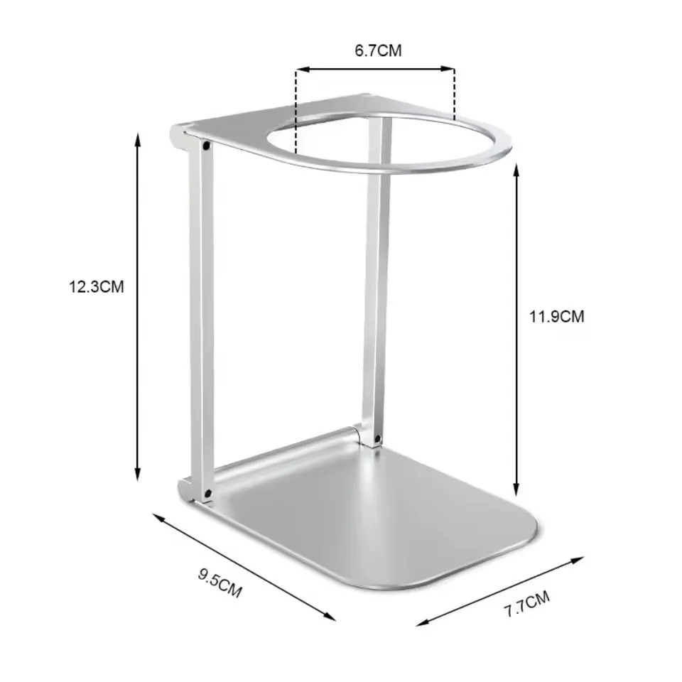 Foldable Coffee Machine Stand Portable Sturdy Drip Filter Holder Aluminum Alloy Durable Bracket foldable coffee machine stand
