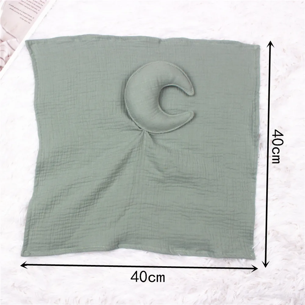 Soft Muslin Baby Lovie Comforter Blanket with the Star - Cute Newborn Gift images - 6