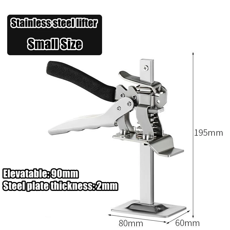Drywall Lift Labor Saving Arm Jack Elevator 12 Inch Wall Tile Locator 0-145 mm Height Adjuster Multi-Function