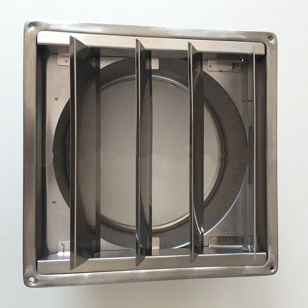 

Rainproof Cap Stainless Steel Vent 125/150mm 1PCS 304 Stainless Steel Air Outlet Modern Homes Movable Square Vents