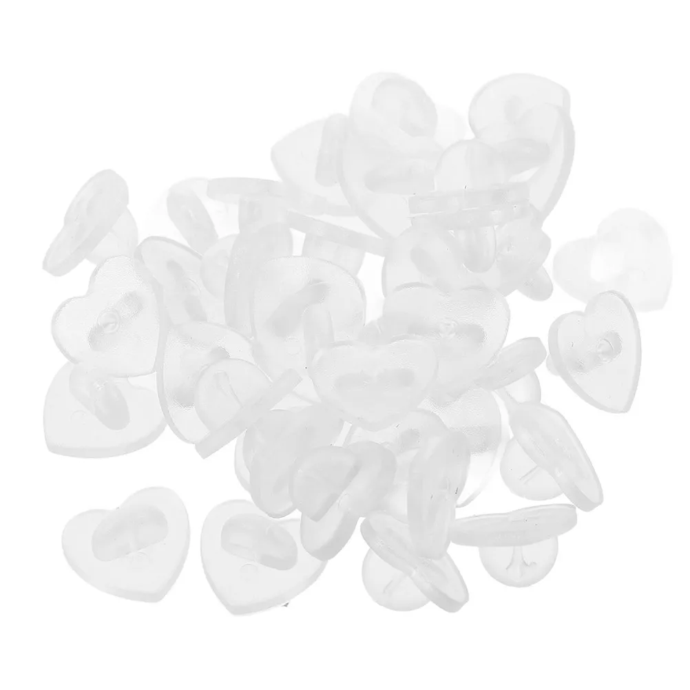 100개 고무 나비핀 뒷면 덮개, 모자핀, 라펠 브로치 배지 DIY 액세서리, 모자핀용 내구성 있는 잠금 캡