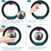 World Map Magnetic Levitation Globe LED Rotating Earth Floating Levitating Lamp O/C Shape Bedside Lights Novelty Birthday Gift 3