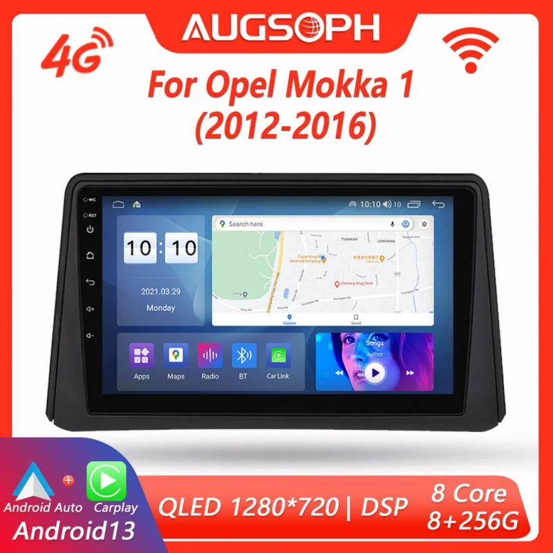 Android 13 Car Radio for Opel Mokka 1 2012-2016 , 9inch Multimedia Player  with 4G Car Carplay & 2Din GPS Navigation - AliExpress