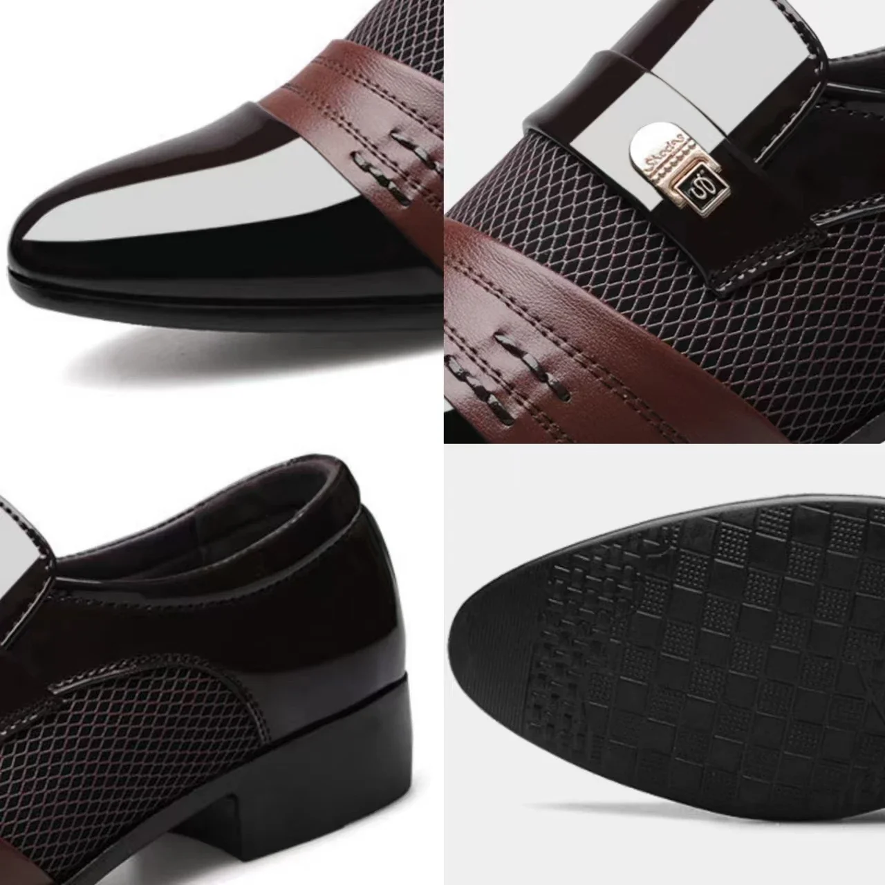 Leather Shoes for Men Classic Business Dress Men Shoes Fashion Party Office Formal Oxfords New Loafers Zapatos De Cuero