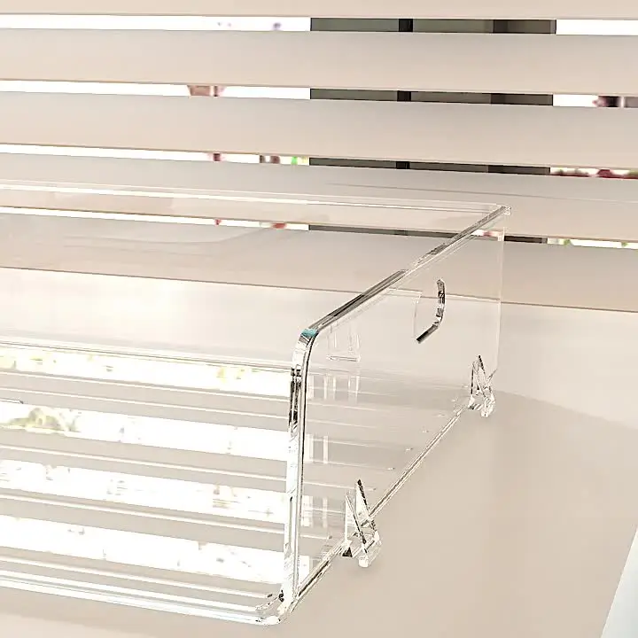 2 Stück Acryl Zeitschriftenhalter - Durchsichtige Dokumentenhalter Für Schreibtisch