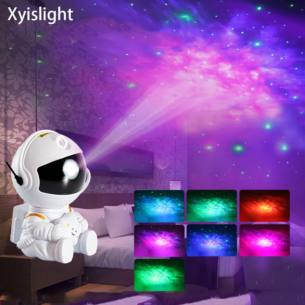 

2022 NEW Astronaut Projector Starry Sky Galaxy Stars Projector Night Light LED Lamp for Bedroom Room Decor Decorative Nightlight