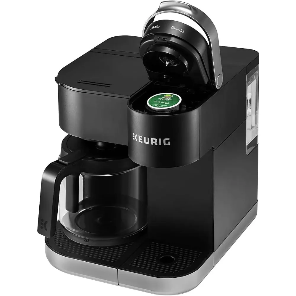 

K-Duo, одноразовая подставка для K-Cup и кофеварка, черный цвет