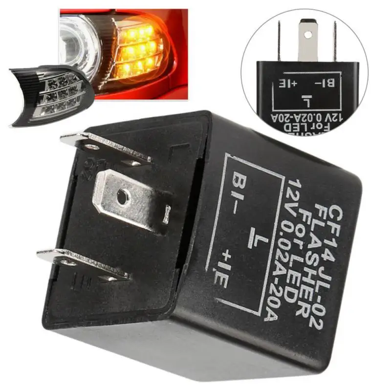 3 Pin CF14 JL 02 Electronic Car Flasher Relay Automobile Turn Signal