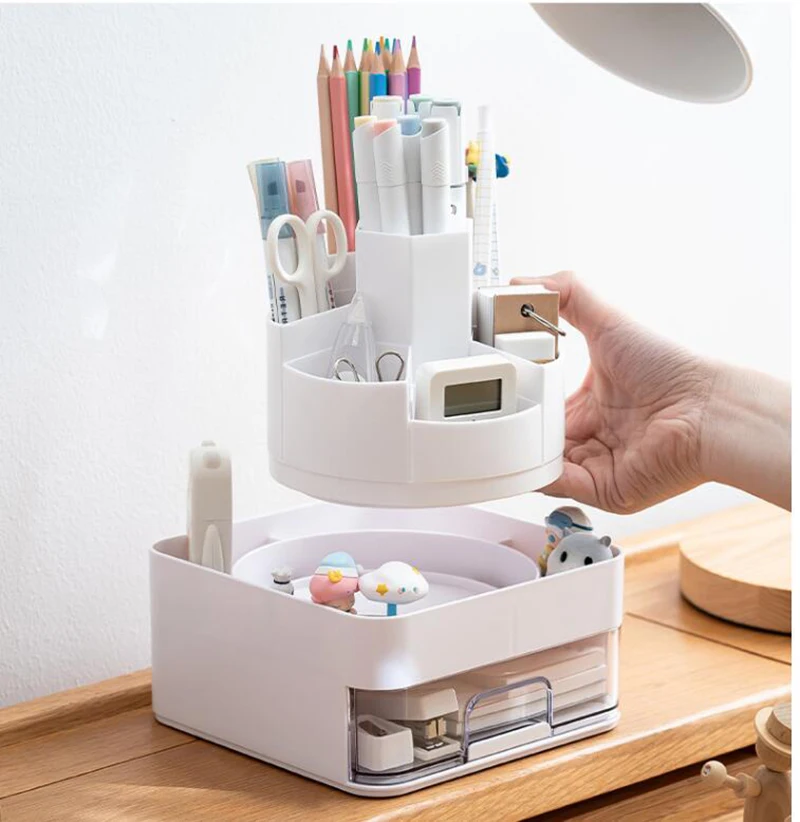 360°rotating Desk Organizers For Women Office Organization And Storage  Holder - Home Office Storage - AliExpress