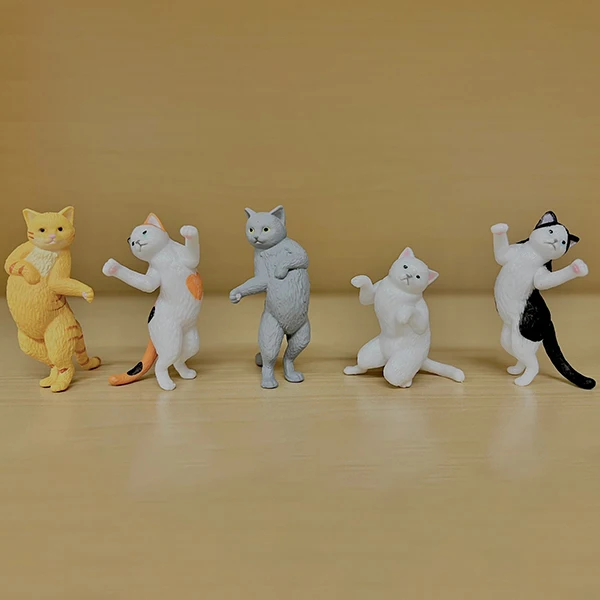 Yell Gashapon Capsule Toy Shall We Have A Dance Pets Model Dancing Cat