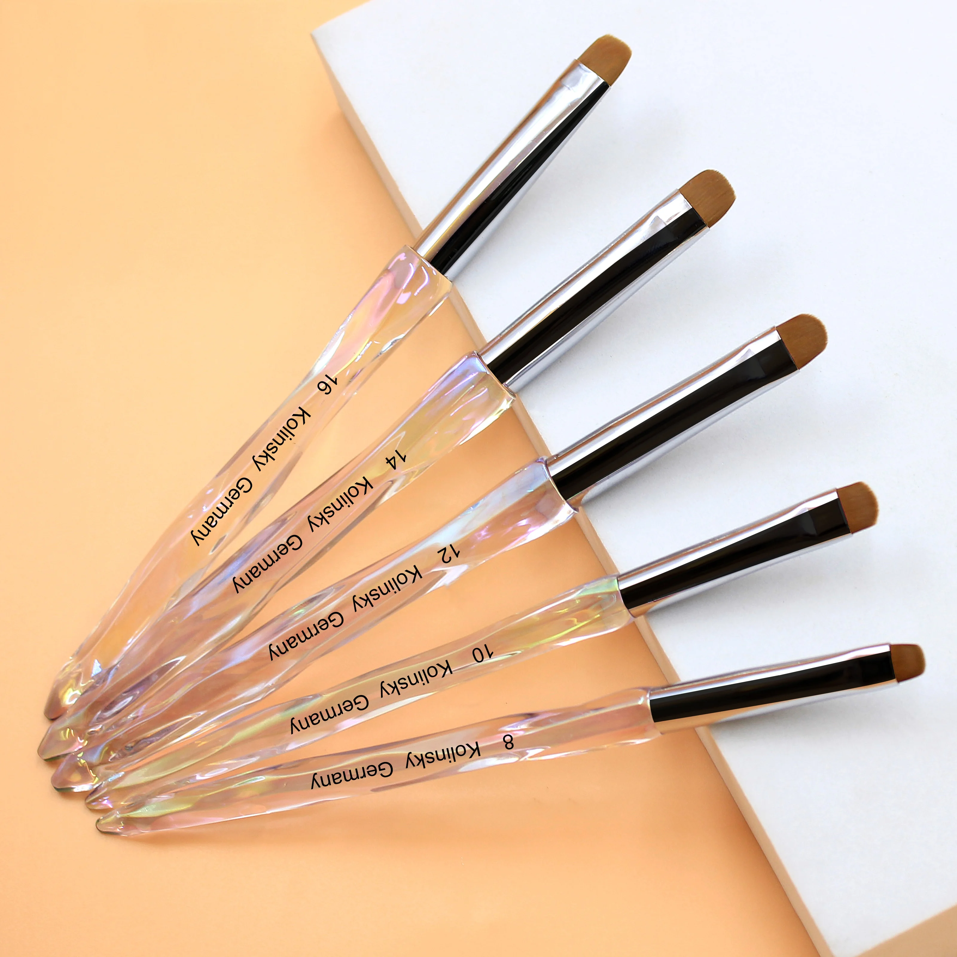 Professional Nail Art Brush with Chic Handle - Perfect for French Manicures & Clean-Up, Ideal for Salon or Home Use 6