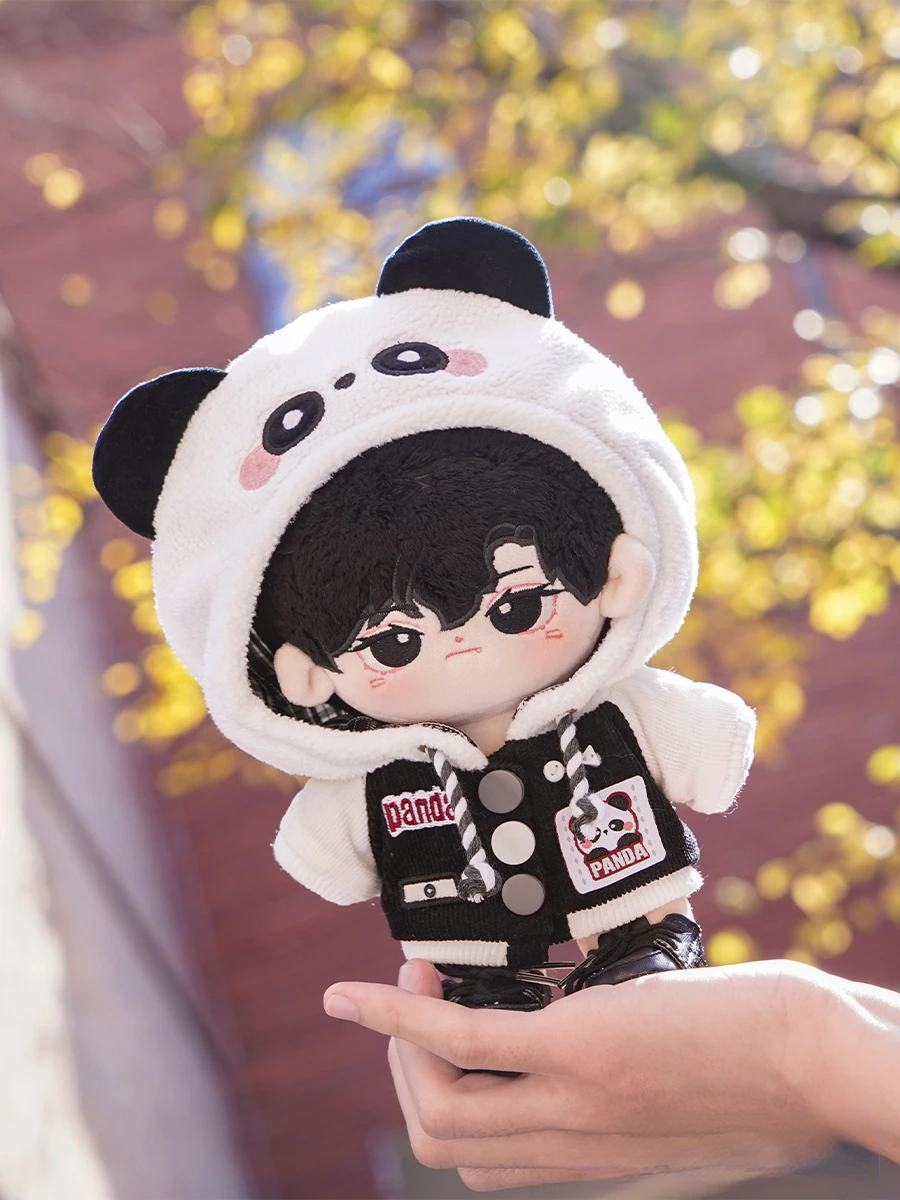 Ropa Para Osito De Peluche: Conjunto De Capucha Y Jeans De Dinosaurio (talla 20 Cm)