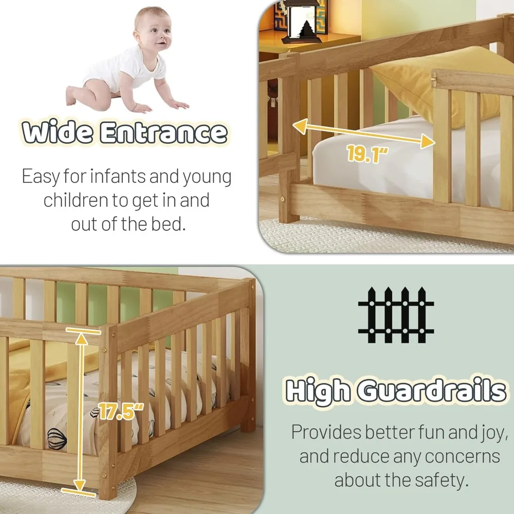 Montessori Twin Floor Bed 4