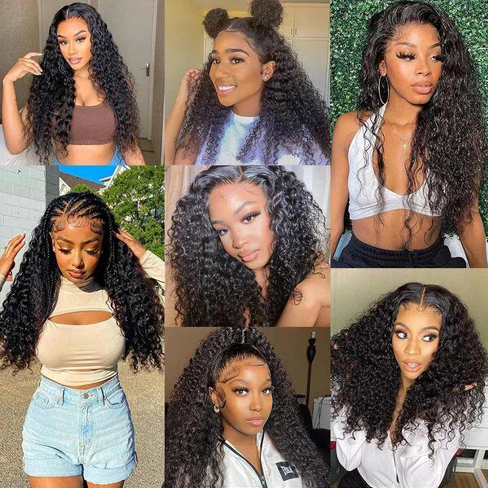 12A Water Wave Bundles 28 30 32 Brazilian Remy Human Hair Extensions Wet And Wavy Curly Raw