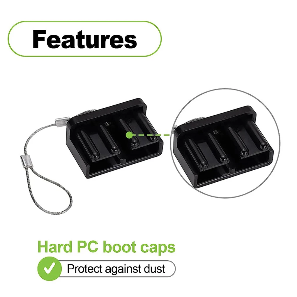 2pcs/set 2PCS 50A/120A/350A Dust Caps Dust Cover Cover For Car RV Safe Reliable Durable