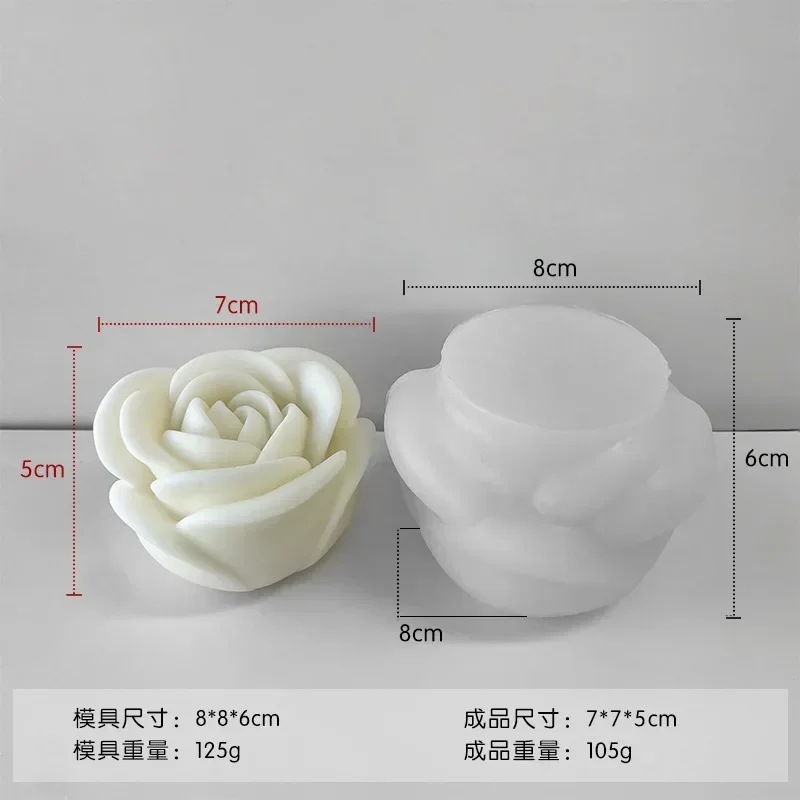 3D Flower Silicone Mold for DIY Crafts and Baking Creations