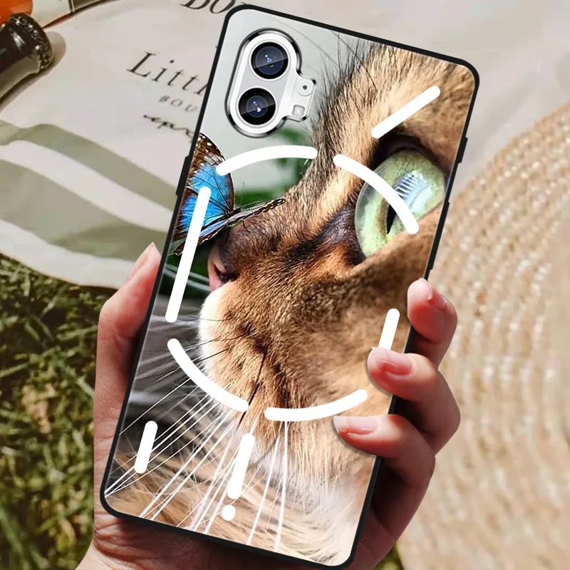 Black Antiknock Soft TPU Protective Phone Case Cover