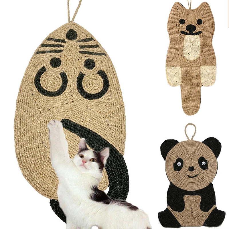 

Cat Scratching Board Hanging Sisal Rope Cat Scratcher Toy Kitten Scratching Pad Furniture Protecting Claw Scraper