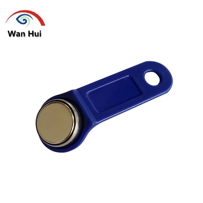 10Pcs iButton DS1990A TM1990A-F5 Touch Memory Card TM iButton Tag IB Tags with Handle for Electronic Lock Access Control Door