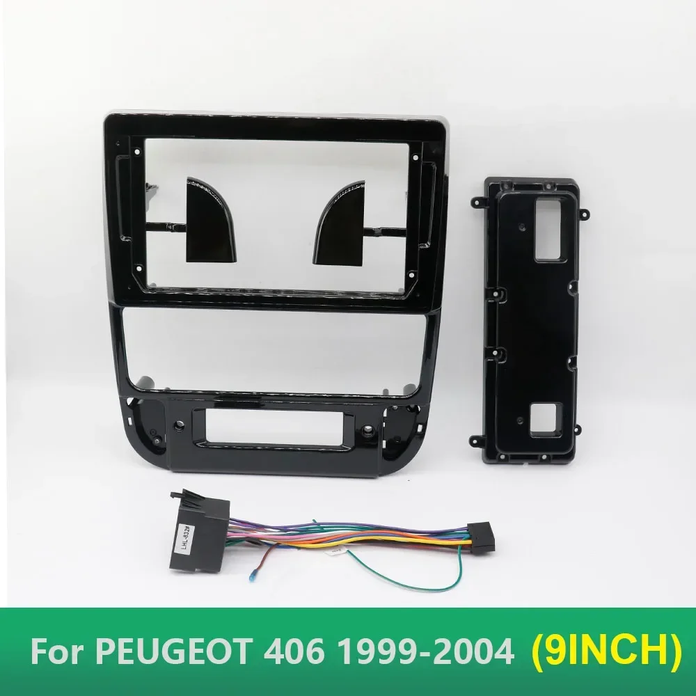 1999-2004 PEUGEOT 406(9Inch)   Fascias ȵ̵ GPS MP5 ׷ ÷̾ 2 Din   г   ġ T