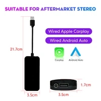 Wired To Wireless Apple CarPlay Android Auto Dongle For Aftermarket & Factory Stereo Unit USB Adaptor For iPhone Android Phone