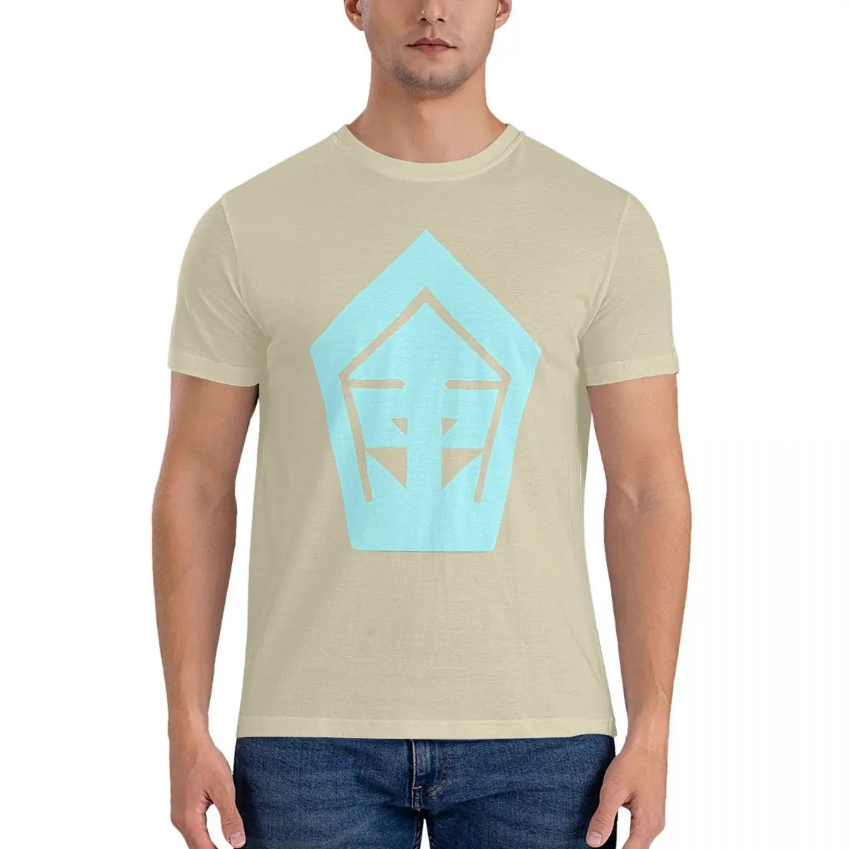 thumbnail image 1 of Camisetas de Adaman (réplica de cosplay de PLA PKMN) con el logotipo del escudo del clan japonés, camiseta creativa de manga corta y cuello redondo, 1 of 7