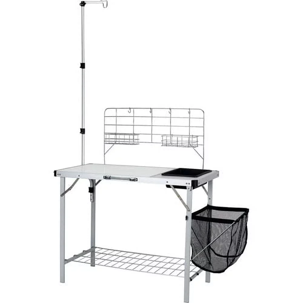 

Ozark Trail Camping Table, Silver, 39 L in x 19.7 W in x 76 H in