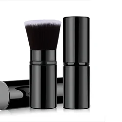 Retractable Kabuki Blusher & Foundation Makeup Brush (Flat head brush)