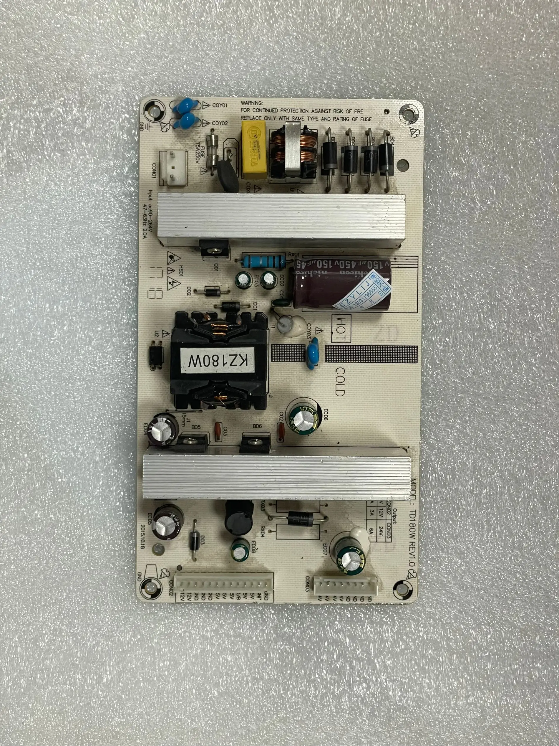 Dobrý kvalita TD180W REV:1.0 47-63hz 2.0A