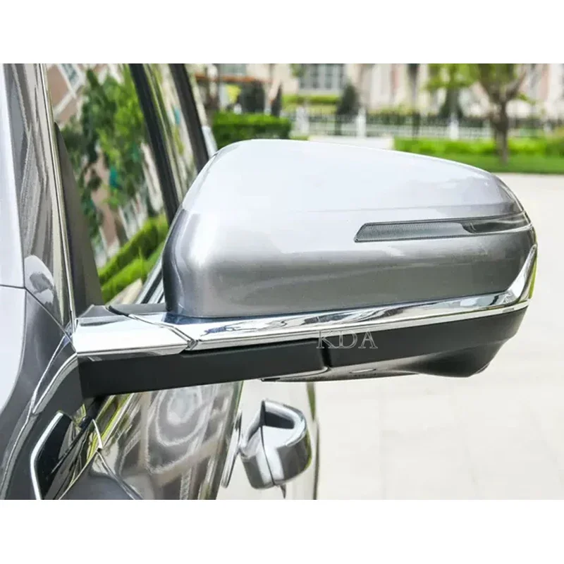 자동 후방 가열 사각지대 경고 미러 유리 커버 프레임 방향 지시등, Geely Xingyue L Monjaro 2021 2022 2023 2024