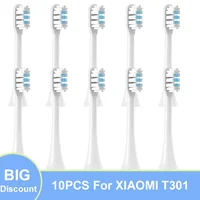 10pcs For Xiaomi Mijia T301 Replacement Brush Heads Sonic Electric Toothbrush Heads Protect Soft DuPont Suitable Nozzles 1