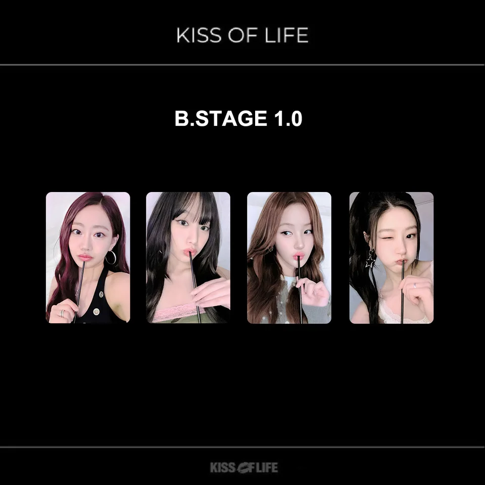 KPOP KISSOFLIFE 224 Album PhotoCard K4 Store Benefit Lucky Draw