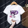Kuromis Children T-Shirt Letter A B C D Cartoons Kid Tee Shirts Anime Kawaii Tops Casual Clothes Boy Girl Fashion Short Sleeve 3