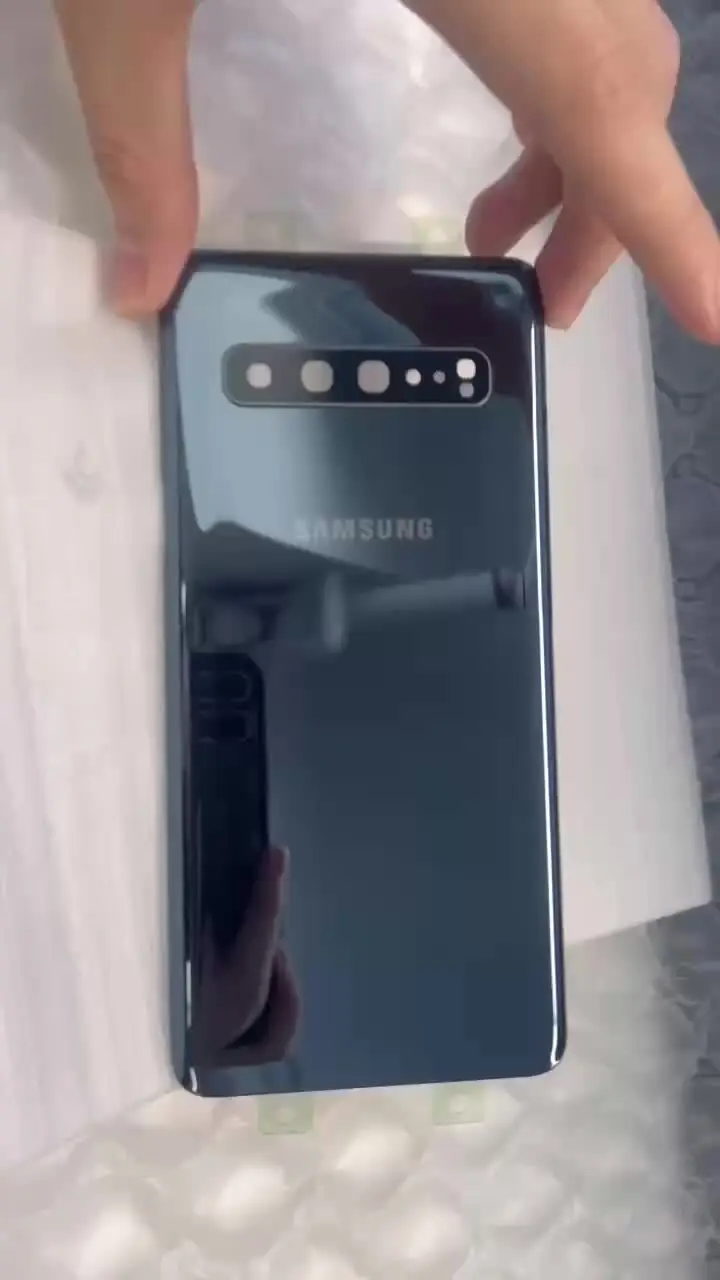 Для Samsung Galaxy S10 5G SM-G977B g977f задняя крышка аккумулятора 3D стеклянная панель корпус