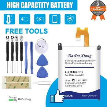 DaDaXiong 4900mAh LIS1543ERPC Li-ion Phone Battery For Sony Xperia Z2 L50w L50U L50T Sirius SO-03 D6503 D6502