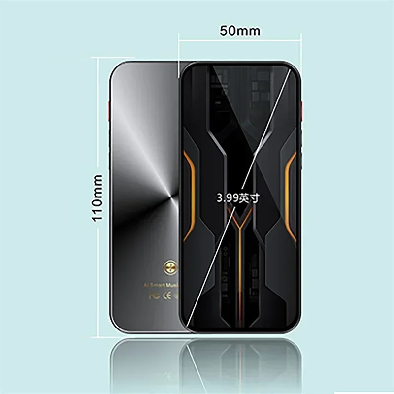 16GB WiFi Bluetooth MP5 MP4 MP3 Spaker 4.8&ldquo; HiFi Sound Music Player with Browser Google Service Youtube Spotify Recorder Video mp4 player music player mini media player