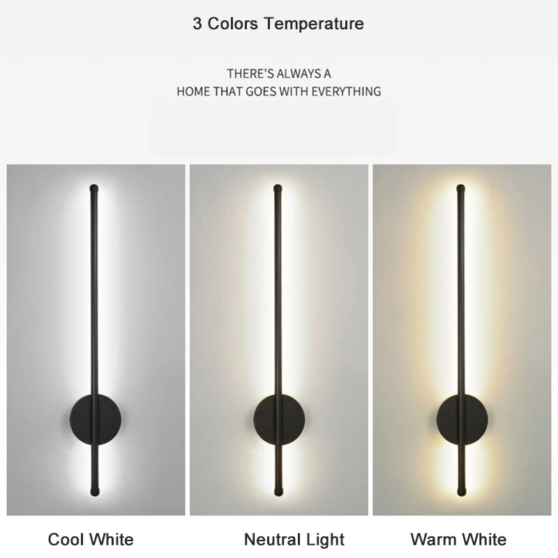 Round Led Wall Sconce Lamp With A Minimalist Design
