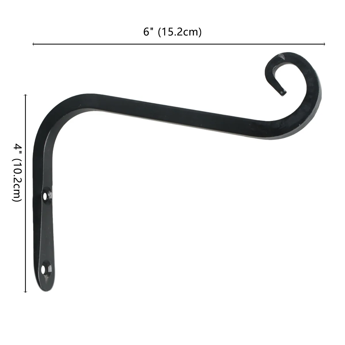 

6-inch Hanging Plant Bracket Decorative Straight Plant Hook Is Suitable For Hanging Bird Feeders Outdoors.