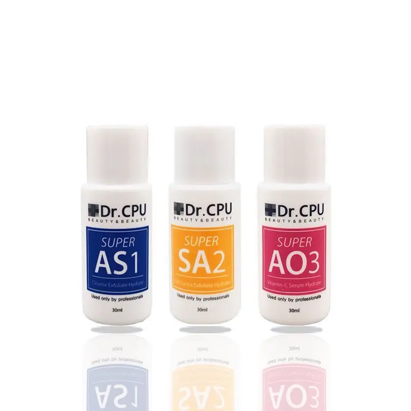 

30ML Concentrated Aqua Peeling Solution AS1 SA2 AO3 Serum For Hydra Dermabrasion Beauty Machine Deep Cleansing Face Treatment