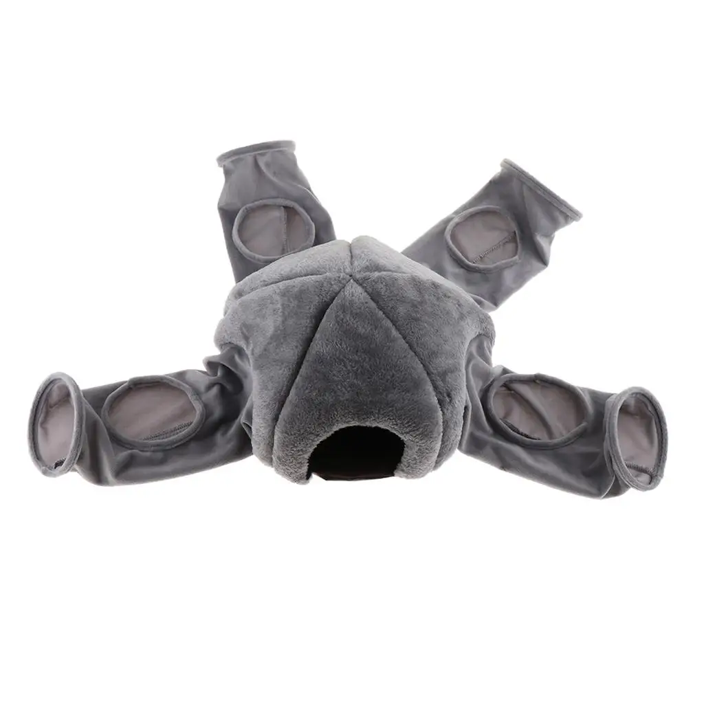 Small Animal Play Tunnel Fabric Tube Toy Fun Maze for Pet Rabbit Hamster Guinea Pig Ferret Cage