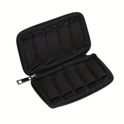 Compact USB Flash Drive Storage Organizer - Electronic Accessories Holder (Black - 1PC)