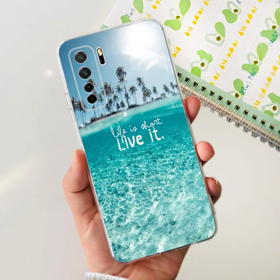 Clear Fashion Pattern Soft Silicone Case